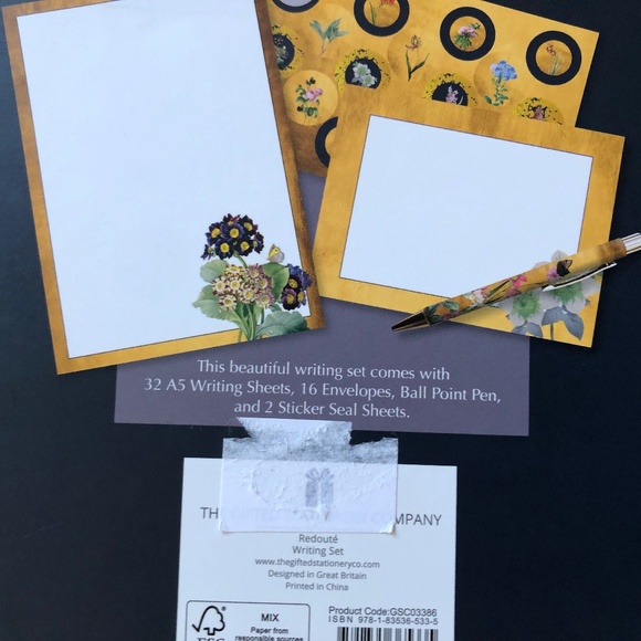 New Redoute Writing Set - Picture 3 of 3